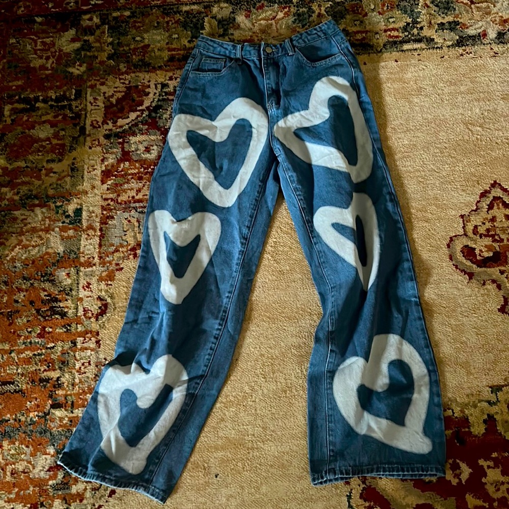 Jeans with Hearts